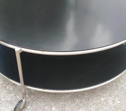 Ameublement - art de la table Bernes sur Oise Val-d'Oise - Photos Vivastreet Vintage IKEA EHLEN JOHANSSON Black Table Basse 2 Plateaux