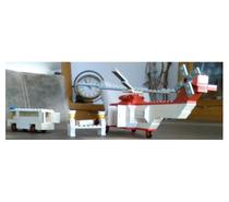 LEGO HELICOPTERE SECOURS + AMBULANCE No 386 année: 1976