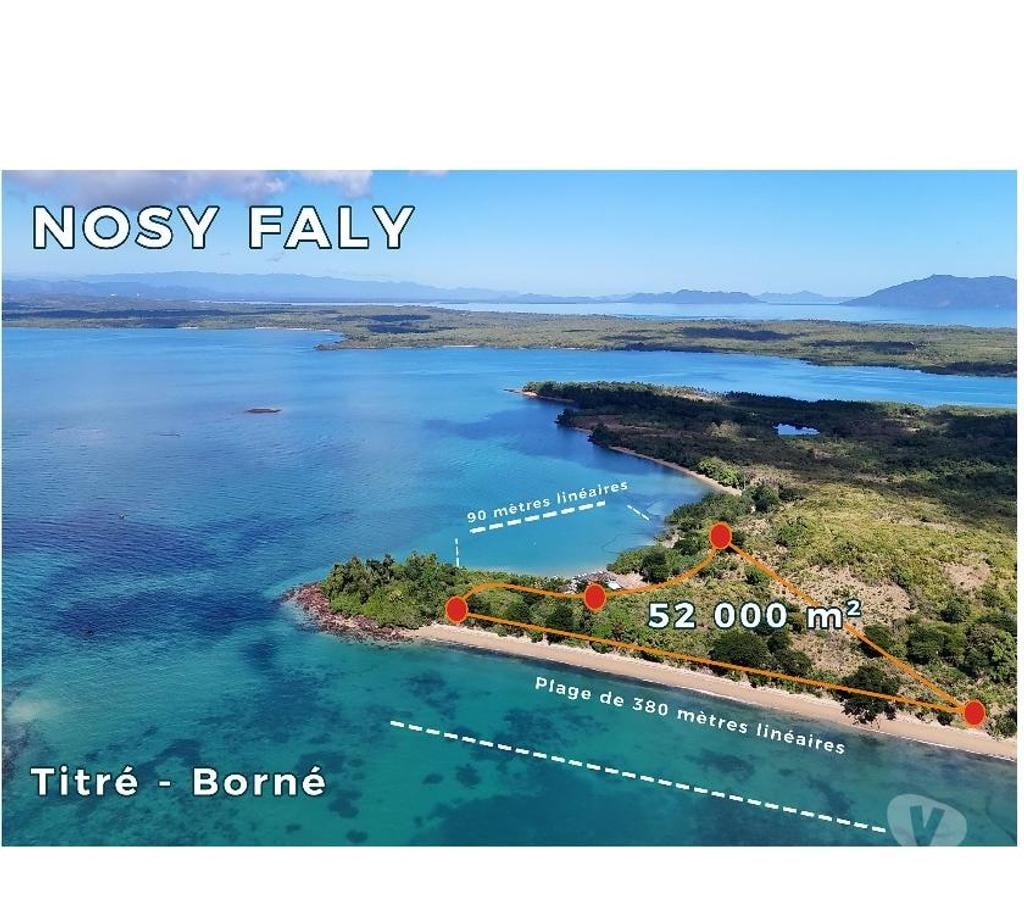 Terrain à vendre Madagascar - Photos Vivastreet TERRAIN PARADISIAQUE - 2 PLAGES - 52 000m²