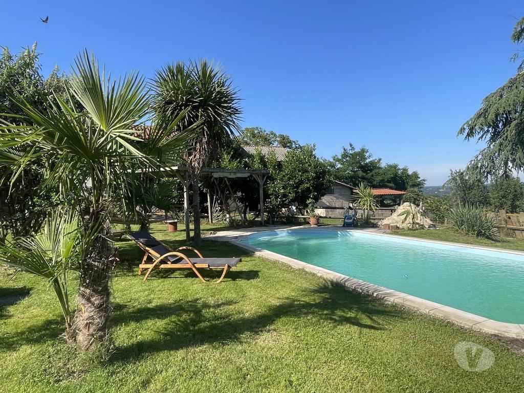 Vente Maison Gers Mielan - 32170 - Photos Vivastreet Site au coeur de la campagne 5 Hect vue imprenable sur les Pyr?