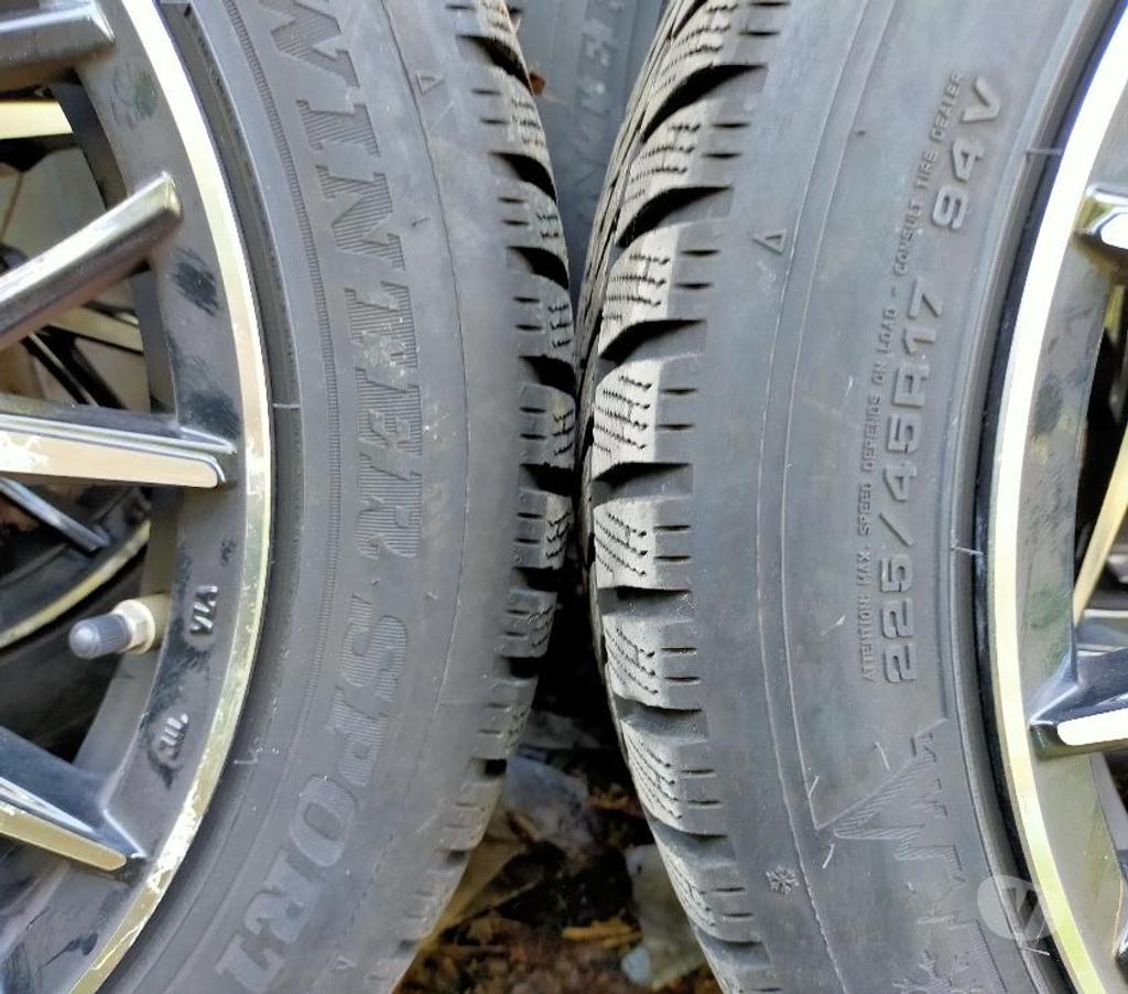 Pièces et services auto Loire St Etienne - Photos Vivastreet 4 roues neige Alu 225 45 17 94V Dunlop Renault Mégane