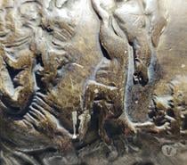 Vintage : Pichet Cruche Motifs LA CHASSE à Cheval