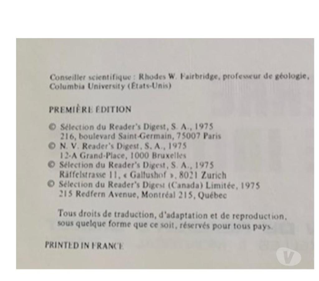 Livres occasion Val-de-Marne Villejuif - 94800 - Photos Vivastreet La terre cette inconnue -Première édition de 1975.