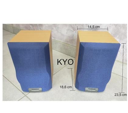 Photo - Video - Son Foncine le Haut Jura - Photos Vivastreet THOMSON paire d'enceintes hifi filaires 2x4W, bleu bois