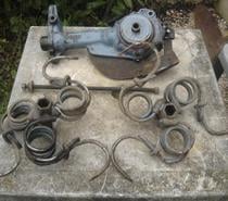 ensemble de 6 crochets de rotovator et pont staub tb état