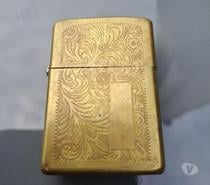 zippo gravé doré