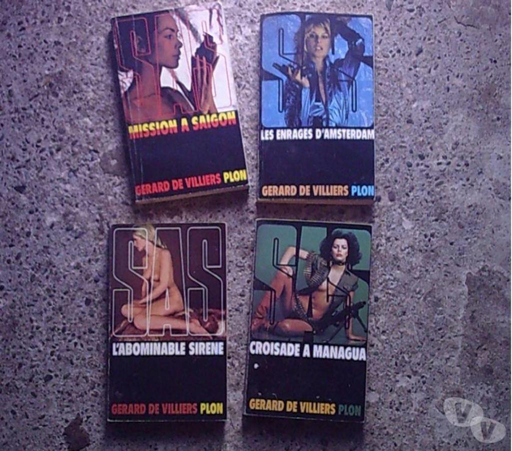 Livres occasion Bas-Rhin Bouxwiller - 67330 - Photos Vivastreet Livres de Poche Gérard de Villiers (SAS, Brigade Mondaine..)