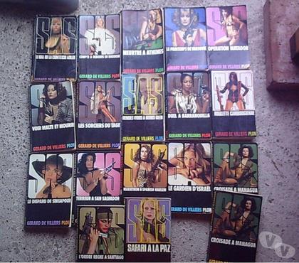 Livres occasion Bouxwiller Bas-Rhin - Photos Vivastreet Livres de Poche Gérard de Villiers (SAS, Brigade Mondaine..)