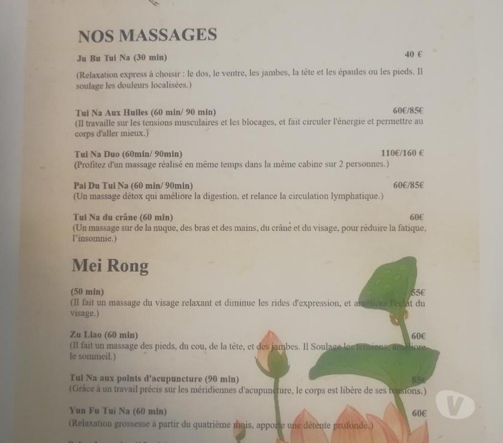 Massages Rhône Lyon - Photos Vivastreet salon de massage