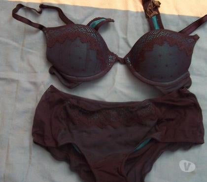 Vêtements occasion Issy les Moulineaux Hauts-de-Seine - Photos Vivastreet Ensemble soutien gorge & culotte wonderbra 90B
