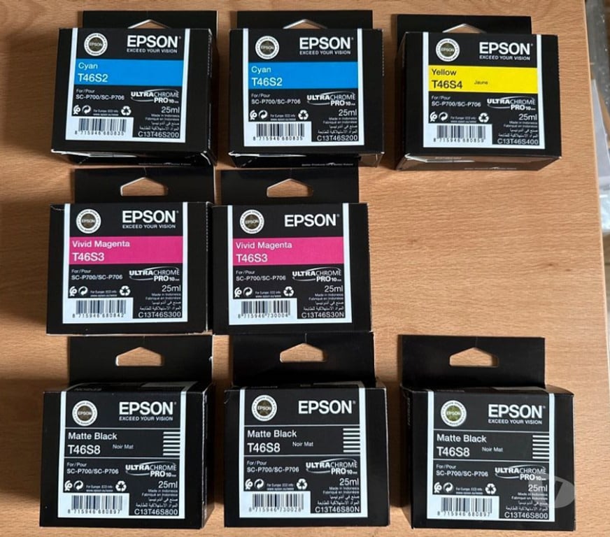 Informatique Nord Wasquehal - 59290 - Photos Vivastreet Cartouche d'encre vide pour Epson SC-P700 et Epson SC-P706