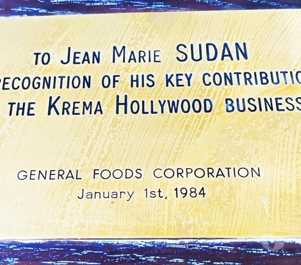 Collection Val-d'Oise Bernes sur Oise - 95340 - Photos Vivastreet RARE :Commemorative Copper Plate General Foods Corporation 1