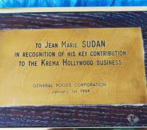 RARE :Commemorative Copper Plate General Foods Corporation 1