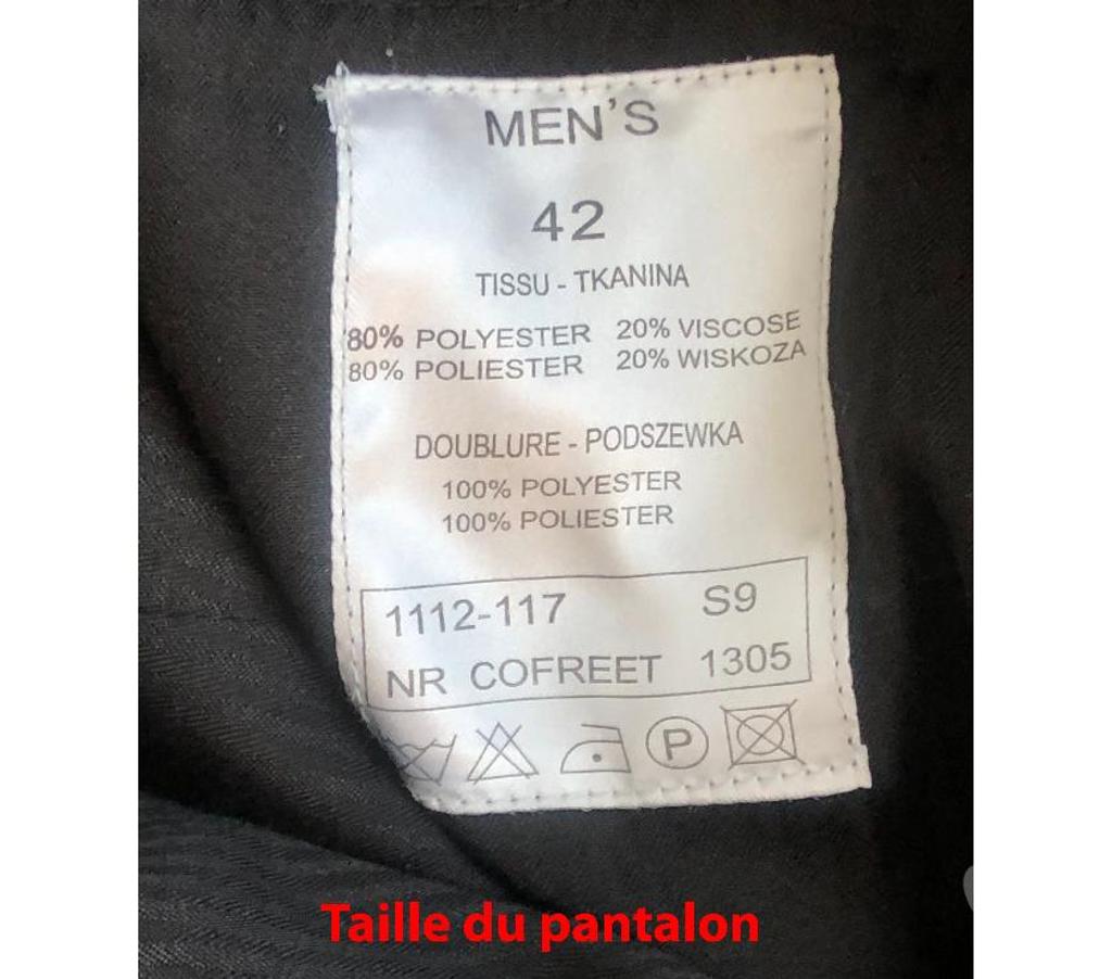 Vêtements occasion Nord Wasquehal - 59290 - Photos Vivastreet Costume homme 2 pièces BRICE