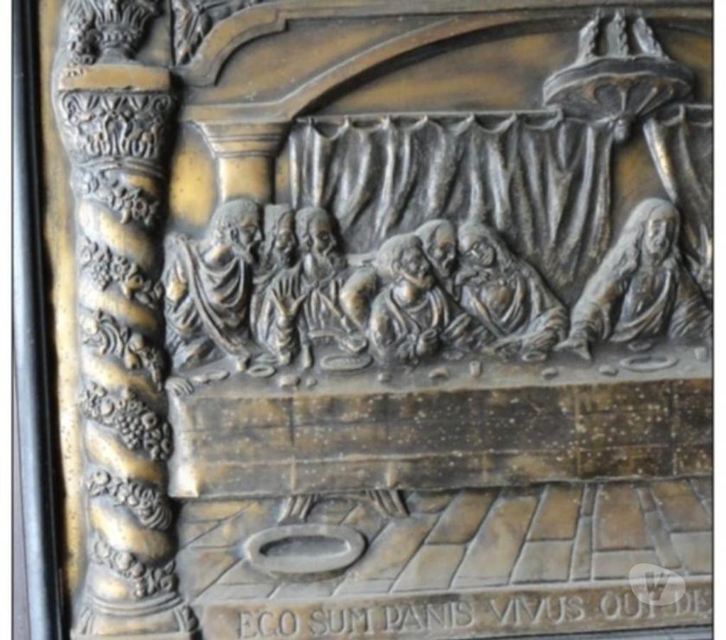 Décoration - art Val-d'Oise Bernes sur Oise - 95340 - Photos Vivastreet Rare : Antique Relief En Cuivre Repoussé Dans Son Cadre