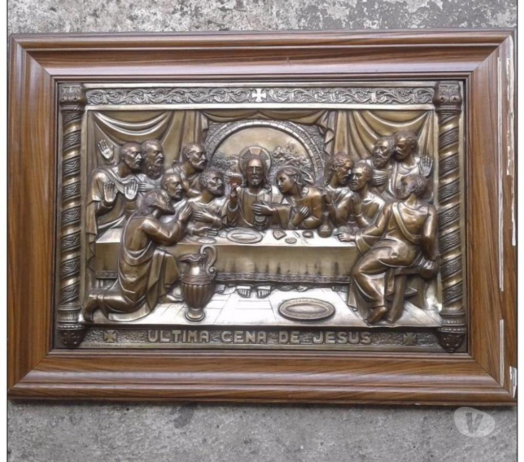 Décoration - art Val-d'Oise Bernes sur Oise - 95340 - Photos Vivastreet ANCIEN RELIEF CUIVRE REPOUSSE : ULTIMA CENA DE JESUS