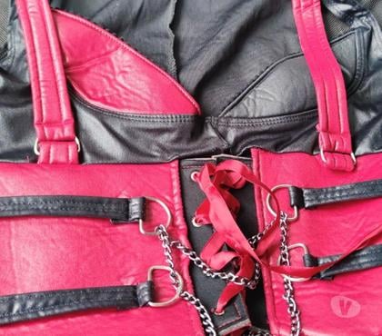 Vêtements Bernes sur Oise Val-d'Oise - Photos Vivastreet SUP: Bustier Corset Guêpière A lacets Rouge & Black