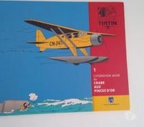 TINTIN L’HYDRAVION JAUNE DU CRABE AUX PINCES D’OR