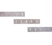 Travertin Beige Grille Rainure 9x50 cm