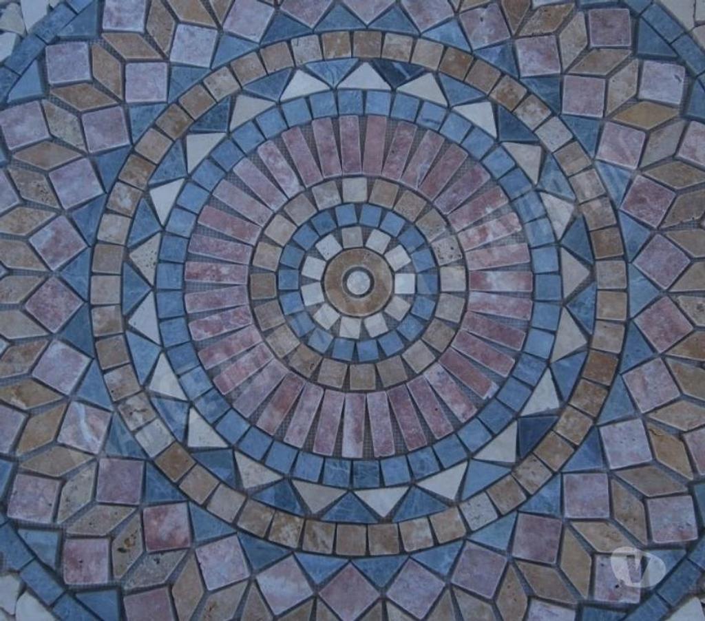  Var Forcalqueiret - 83136 - Photos Vivastreet Travertin Multicolore Rosace 91x91 cm