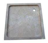 Travertin Beige Bac à Douche 90x90 cm