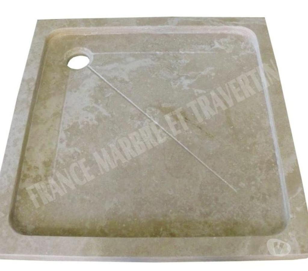  Var Forcalqueiret - 83136 - Photos Vivastreet Travertin Beige Bac à Douche 80x80 cm
