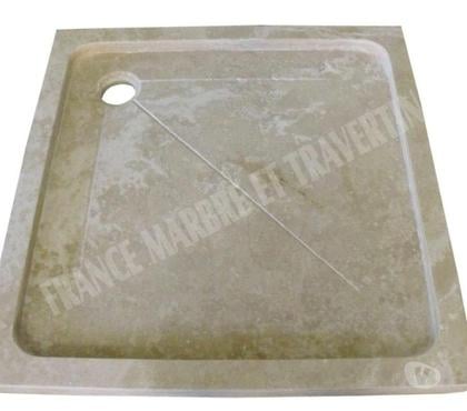 Bricolage - Jardin - Outillage Forcalqueiret Var - Photos Vivastreet Travertin Beige Bac à Douche 80x80 cm