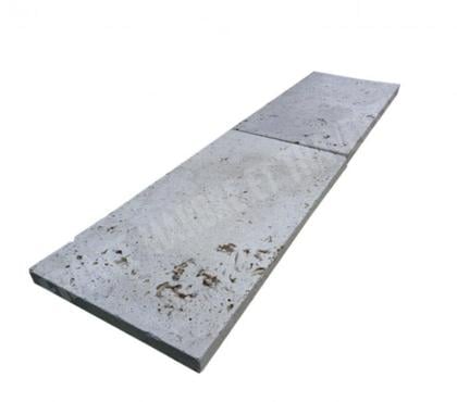 Bricolage - Jardin - Outillage Forcalqueiret Var - Photos Vivastreet Travertin Beige Nuancé Margelle Piscine BD 30,5x61cm