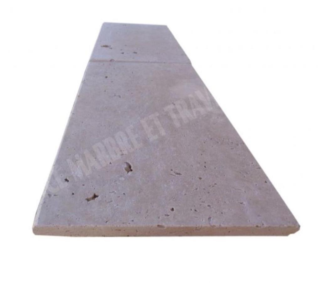  Var Forcalqueiret - 83136 - Photos Vivastreet Travertin Beige Nuancé Margelle Piscine BA 30,5x61cm