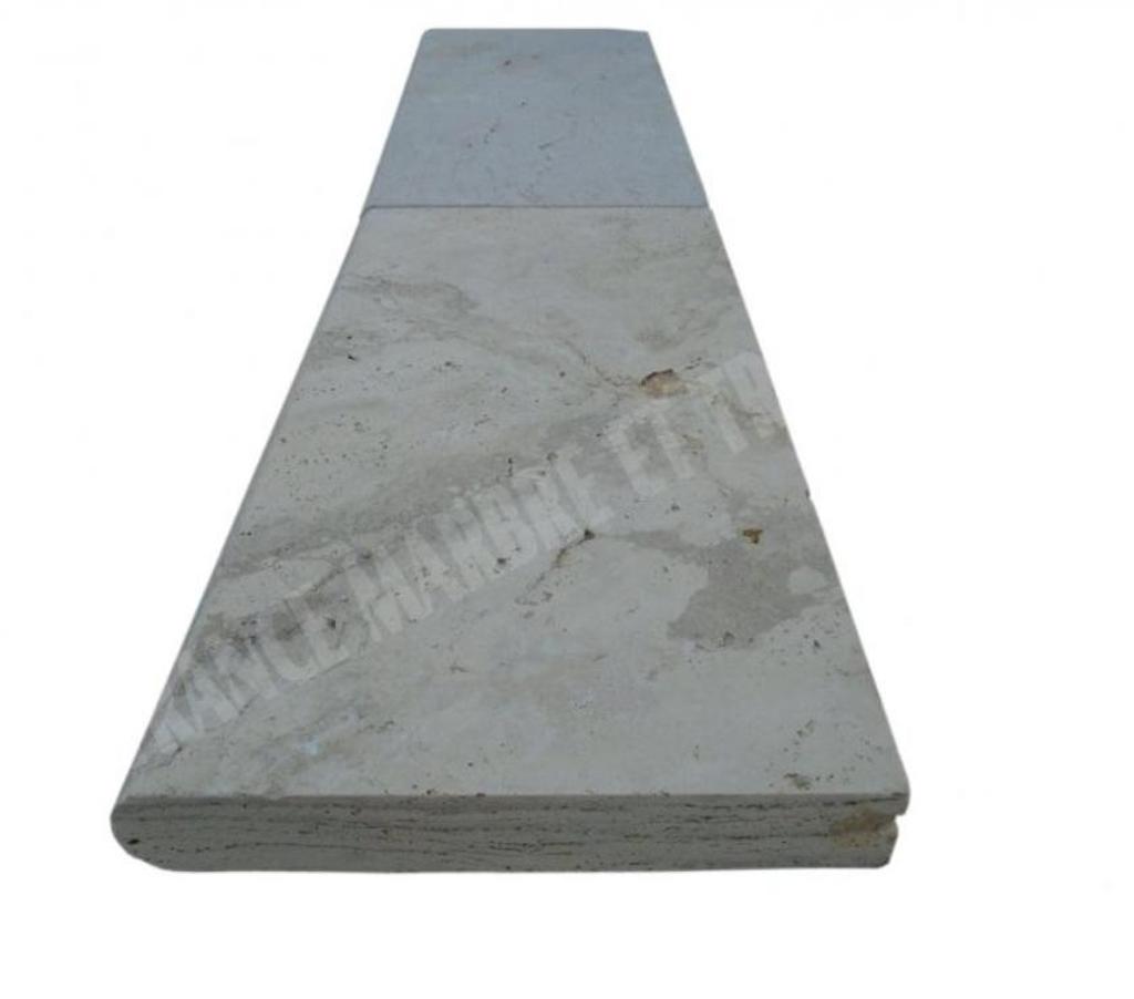  Var Forcalqueiret - 83136 - Photos Vivastreet Travertin Beige Nuancé Margelle Piscine BA 30,5x61x5cm