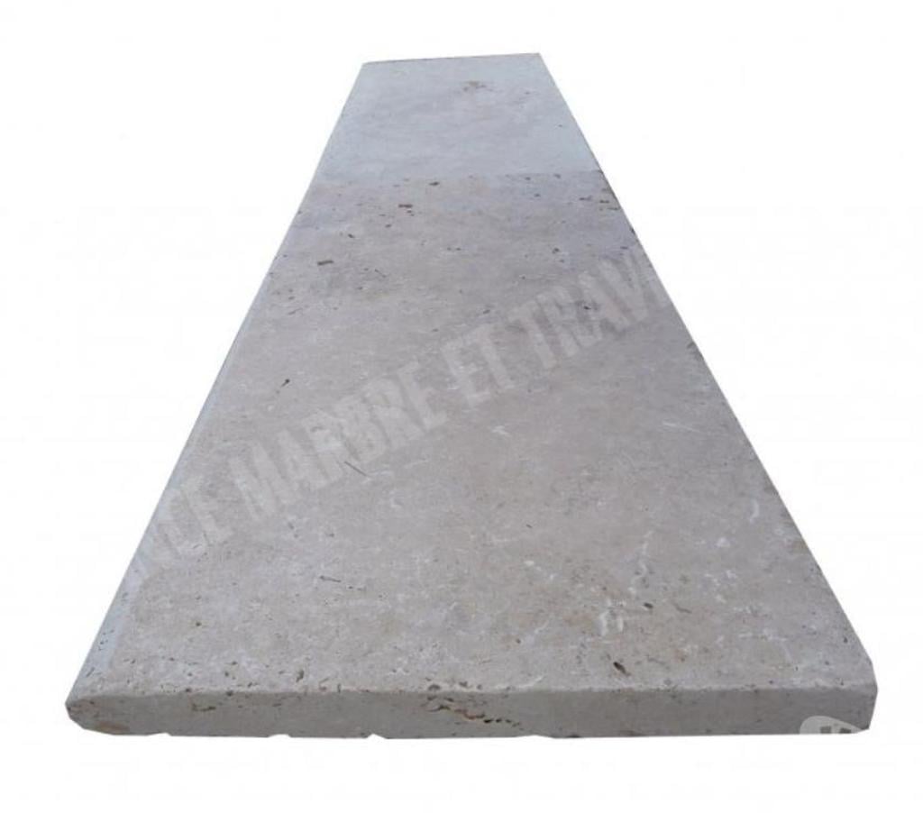  Var Forcalqueiret - 83136 - Photos Vivastreet Travertin Beige Nuancé Margelle Piscine BA 30,5x61cm