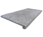 Travertin Beige Nez de Marche Droit 30,5x61 cm