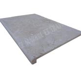 Travertin Beige Nez de Marche Arrondi 40,6x61 cm