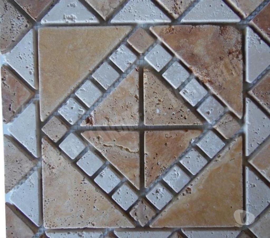  Var Forcalqueiret - 83136 - Photos Vivastreet Travertin Jaune & Beige Rosace 30,5x30,5 cm