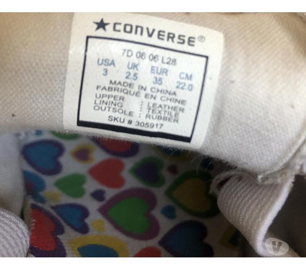 Chaussures Nord Wasquehal - 59290 - Photos Vivastreet Converse fille (taille 35)