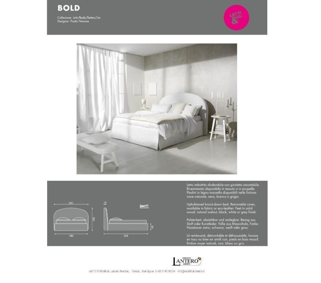 Ameublement & art de la table Alpes-Maritimes Nice - Photos Vivastreet LIT DOUBLE AUDACIEUX COLLECTION Letti and Co. GERVASONI