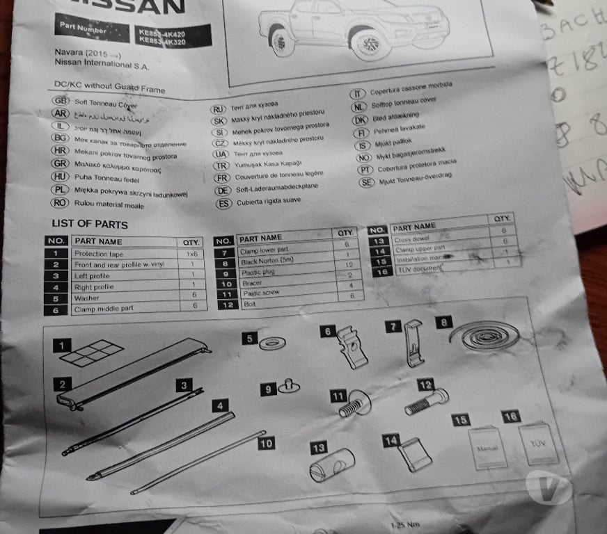 Equipements utilitaire Moselle Faulquemont - Photos Vivastreet Nissan Novara 2005