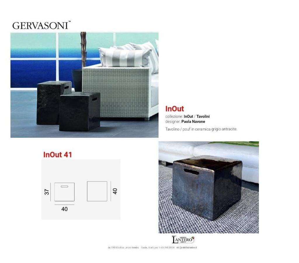 Ameublement & art de la table Alpes-Maritimes Nice - Photos Vivastreet table pouf IN OUT GERVASONI intérieur extérieur
