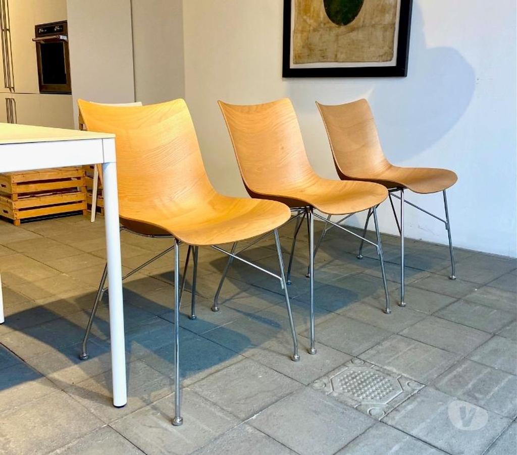 Ameublement & art de la table Alpes-Maritimes Nice - Photos Vivastreet P WOOD SET CHAISES EN BOIS COURBE 3D KARTELL