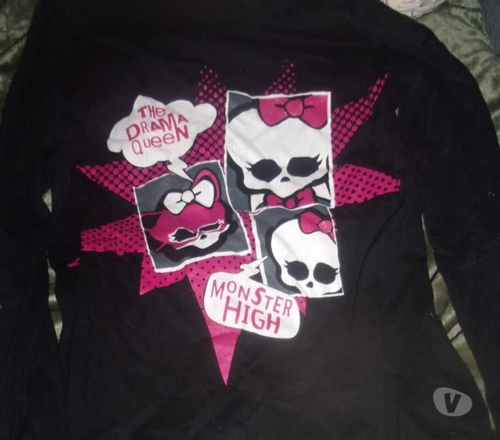 Vêtements occasion Nord Conde sur l'Escaut - 59163 - Photos Vivastreet Tee shirt fille monster high 12 ans