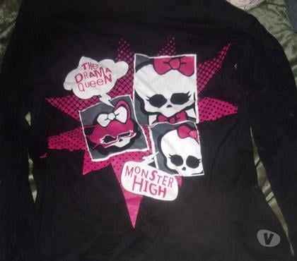 Vêtements occasion Conde sur l'Escaut Nord - Photos Vivastreet Tee shirt fille monster high 12 ans