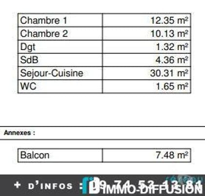 Appartements à vendre Toulouse Toulouse - Photos Vivastreet 3 Pièces 3P - Balcon Ouest - 2 parkings