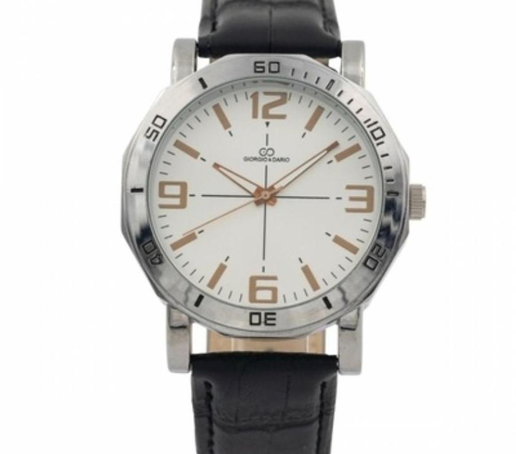 Montres occasion Puy-de-Dôme Lezoux - 63190 - Photos Vivastreet Montre analogique Giorgio & Dario homme bracelet cuir noir