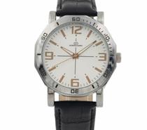 Montre analogique Giorgio & Dario homme bracelet cuir noir