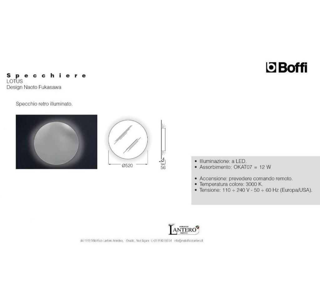 Ameublement & art de la table Alpes-Maritimes Nice - Photos Vivastreet MIROIR LOTUS design Naoto Fukasawa BOFFI collection depadova