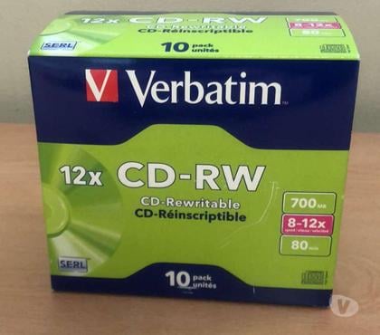 Ordinateurs occasion Wasquehal Nord - Photos Vivastreet Lot de 10 CD-RW Verbatim