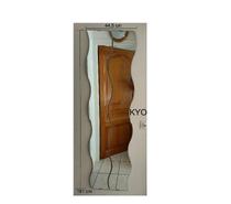 IKEA Lot 2 miroir mur ondulé asymétrique irrégulier vague