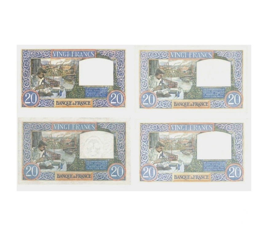 Collection Nord Raismes - 59590 - Photos Vivastreet LOT DE 8 BILLETS 20 F SCIENCES