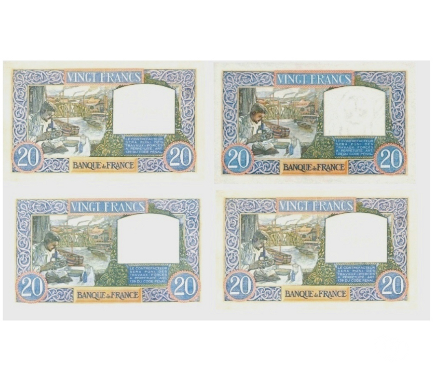Collection Nord Raismes - 59590 - Photos Vivastreet LOT DE 8 BILLETS 20 F SCIENCES
