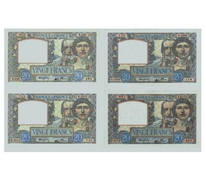 Collection Raismes Nord - Photos Vivastreet LOT DE 8 BILLETS 20 F SCIENCES